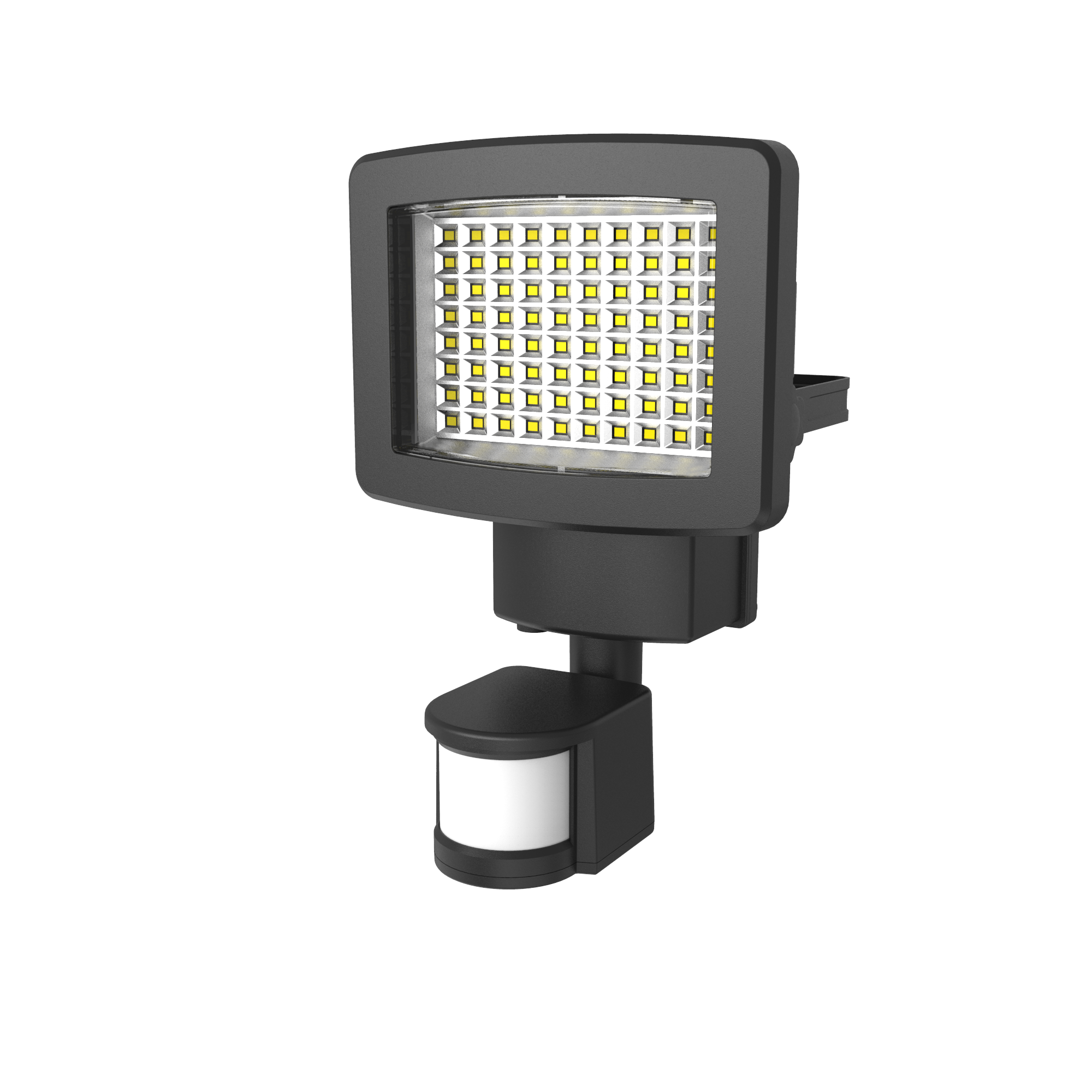1000 Lumens black Solar Motion Sensor Security Light