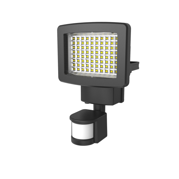 1000 Lumens black Solar Motion Sensor Security Light