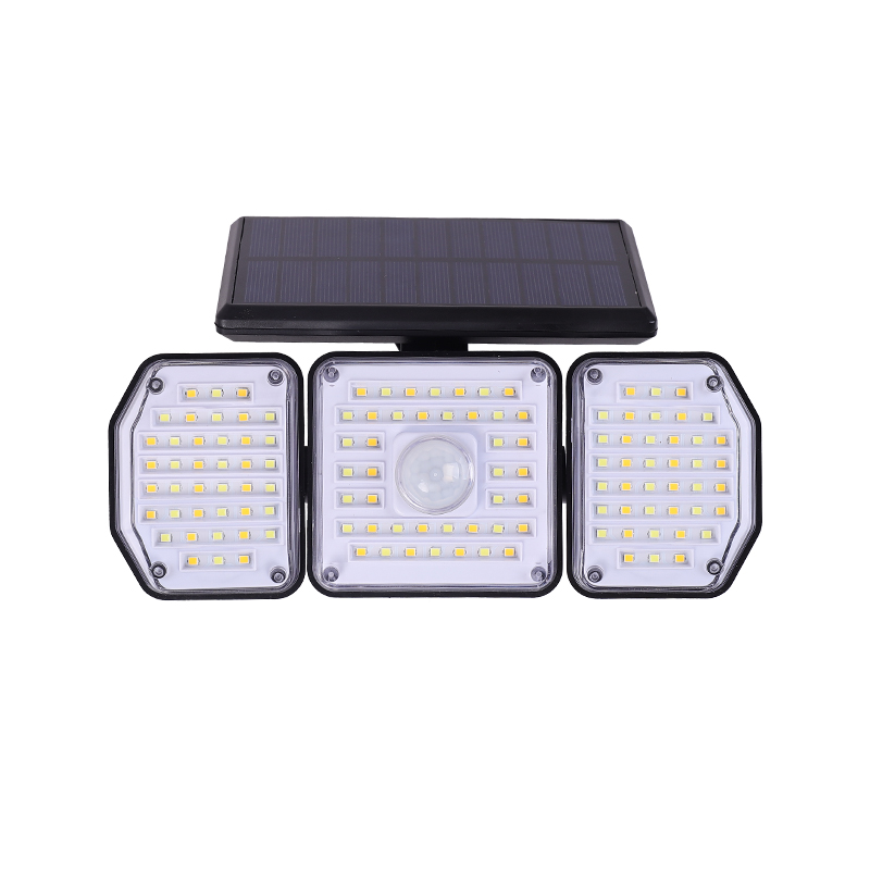 700 Lumens Triple Head Solar Motion Sensor Security Light