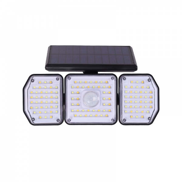 700 Lumens Triple Head Solar Motion Sensor Security Light