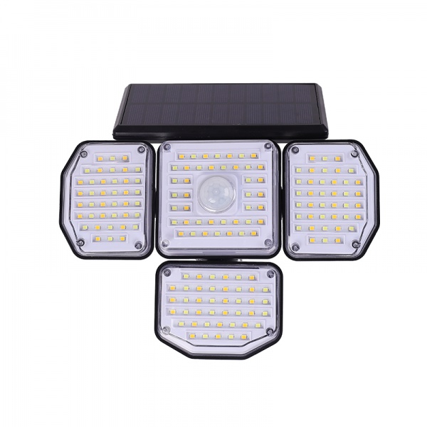 800 Lumens Triple Head Solar Motion Sensor Security Light