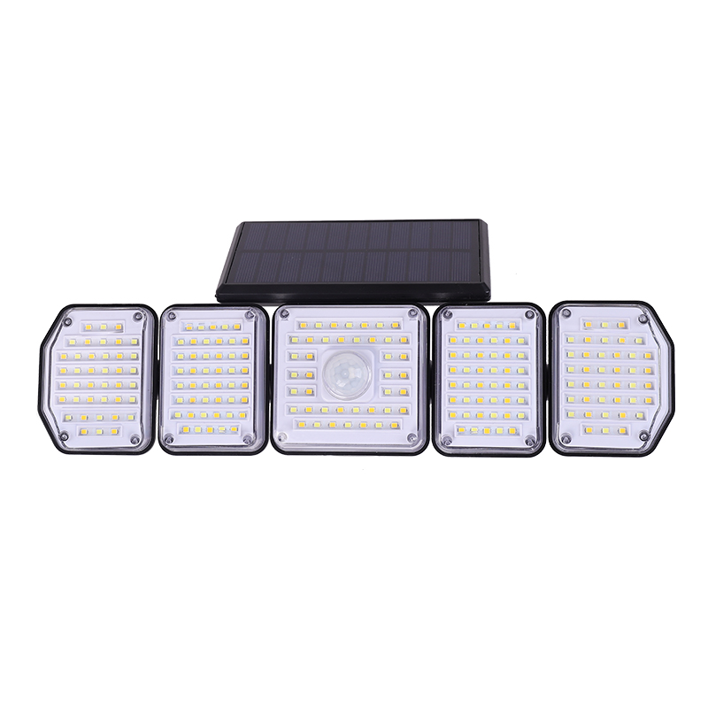 900 Lumens Triple Head Solar Motion Sensor Security Light