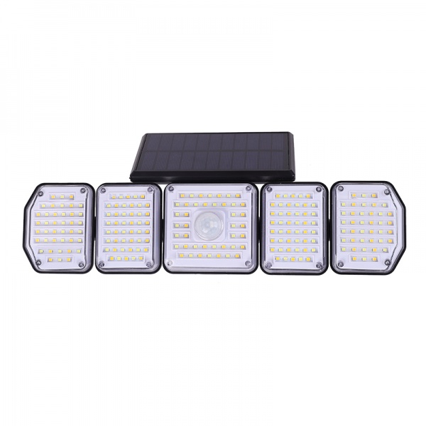 900 Lumens Triple Head Solar Motion Sensor Security Light