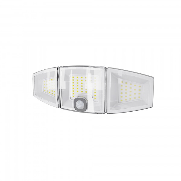 1500 Lumens Triple Head Solar Motion Sensor Security Light