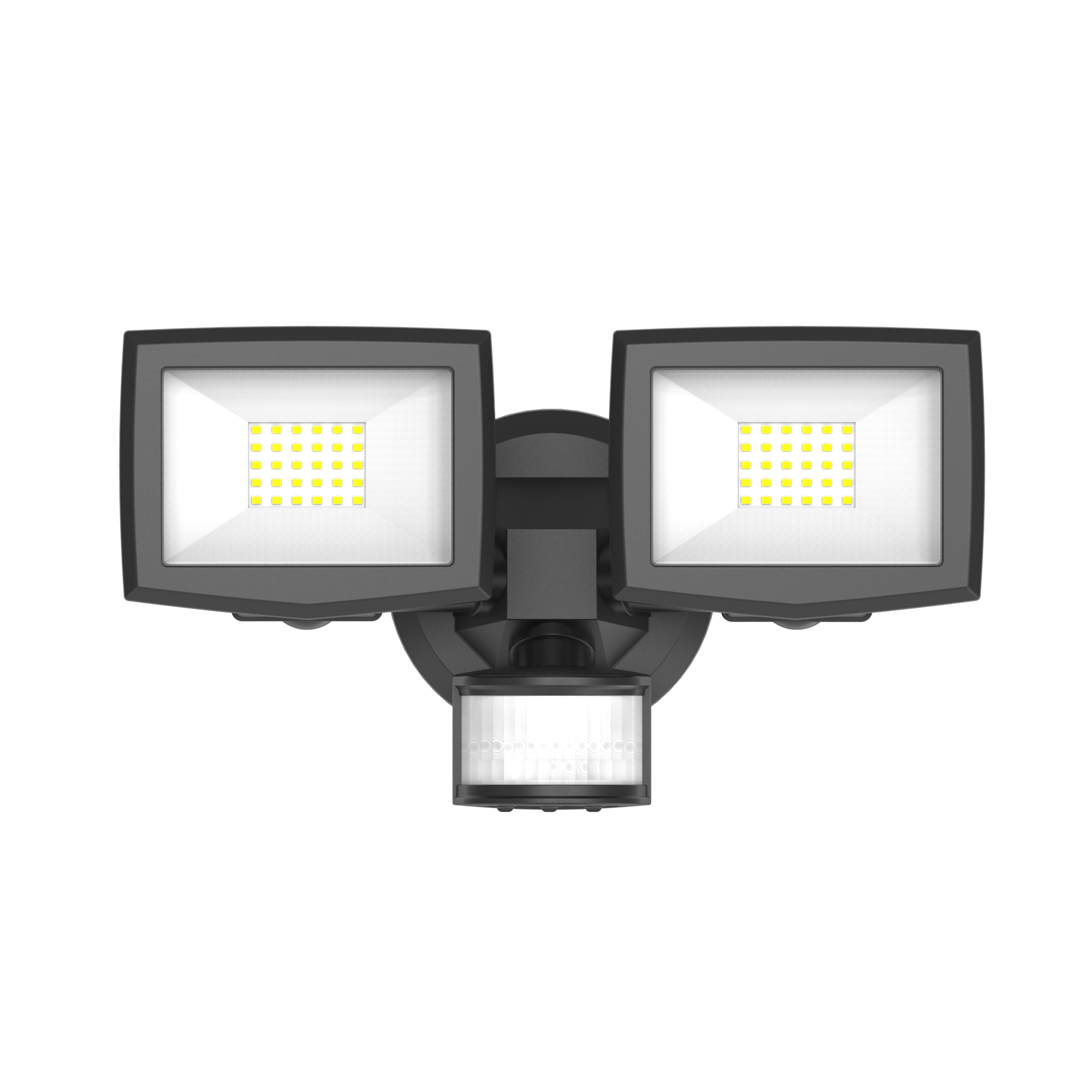 3000 Lumens Dual Head Solar Motion Sensor Security Light