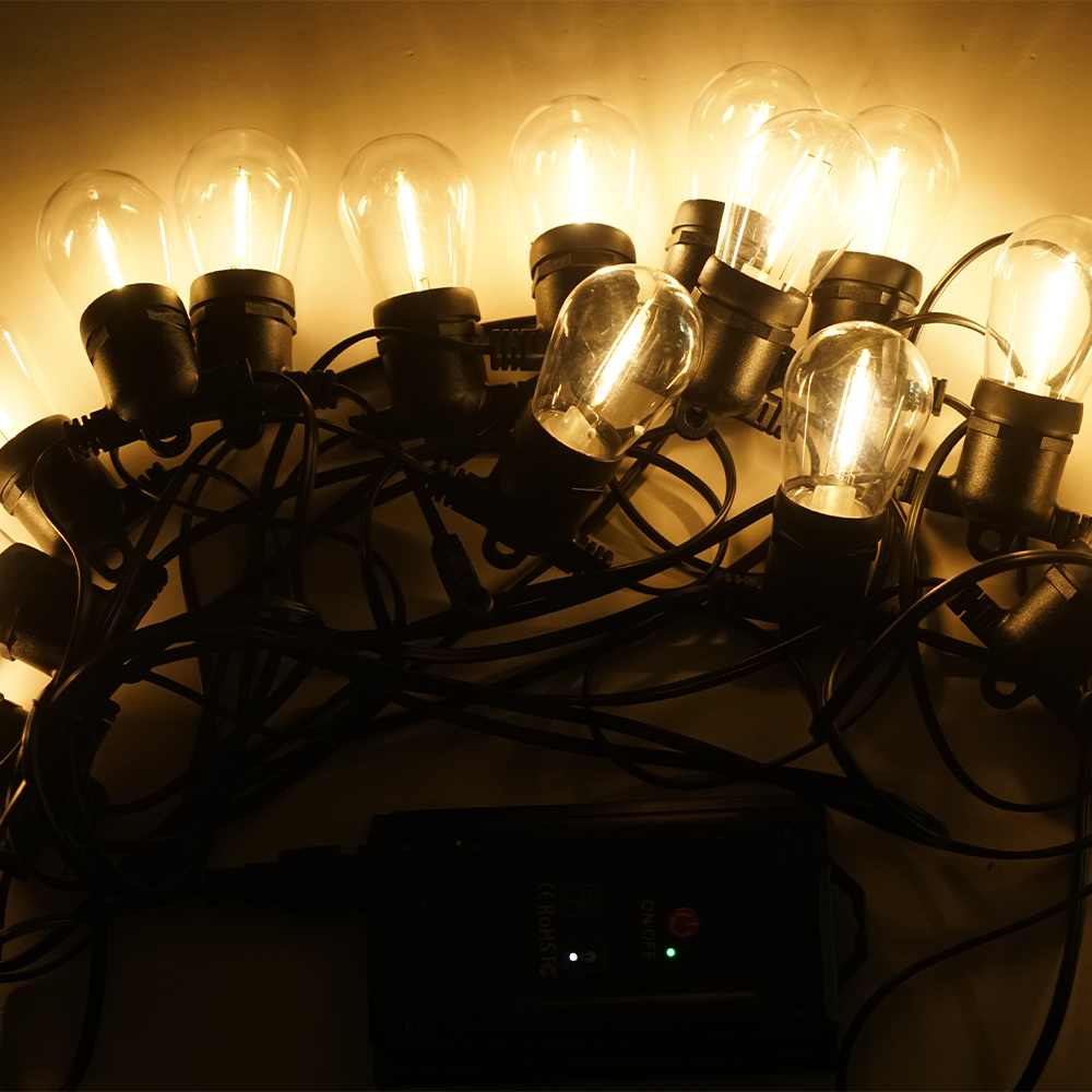  Solar Patio Holiday Garden Wedding Camping Decor Outdoor 15 LED garland