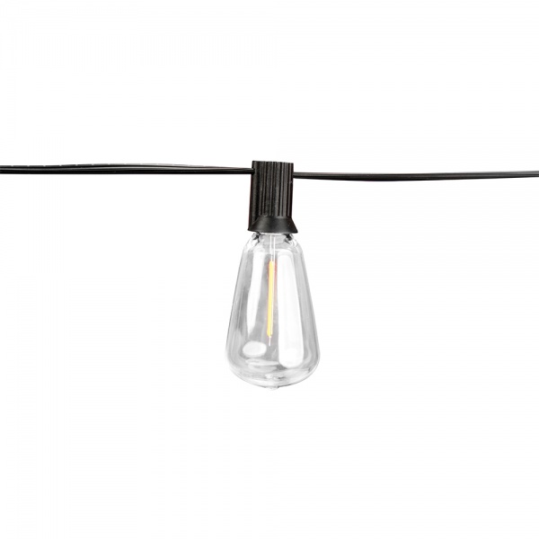 15 Bulbs Solar String Lightwith ST38 Type LED Bulbs