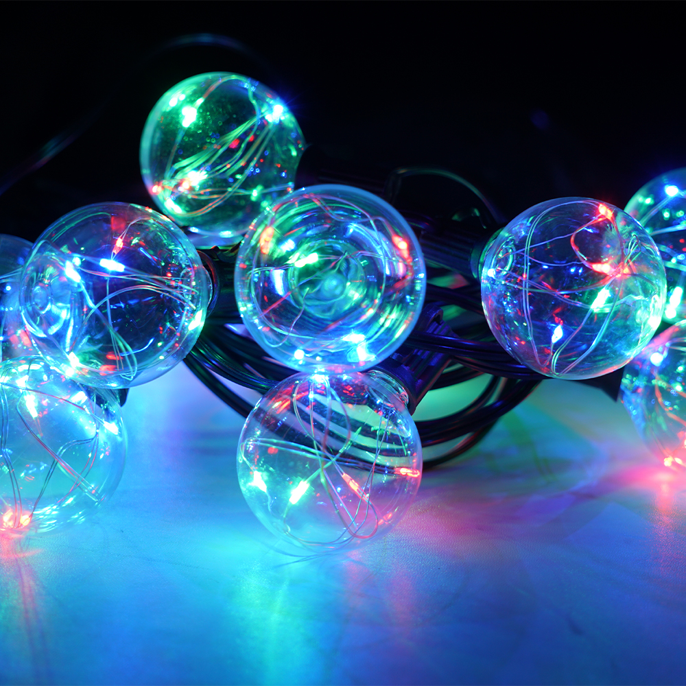 12 Bulbs Multi-Colors Fairy LED Solar String Lightwith 