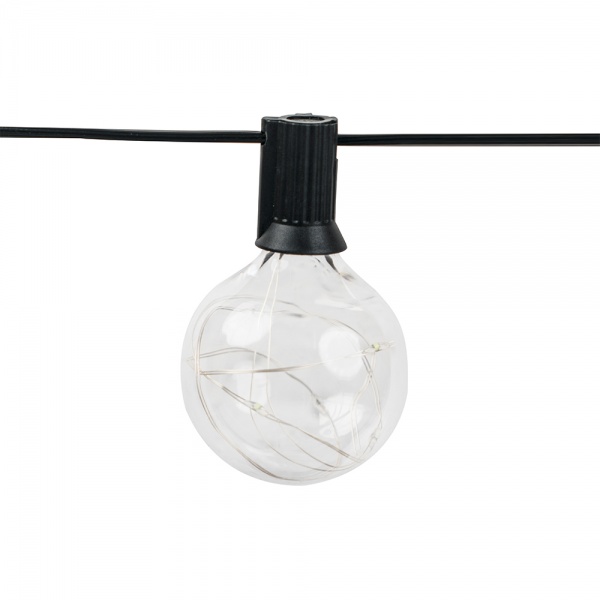 12 Bulbs Warm White Fairy LED Solar String Light