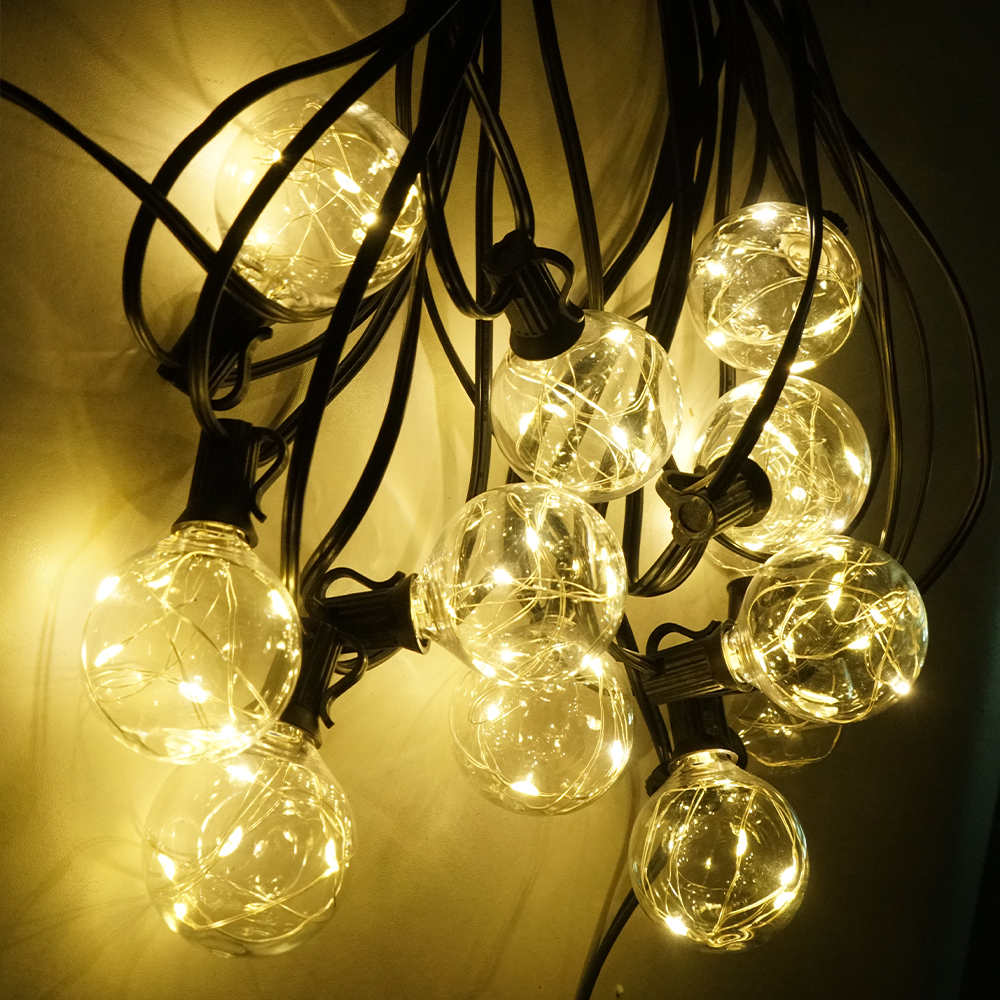 12 Bulbs Warm White Fairy LED Solar String Light