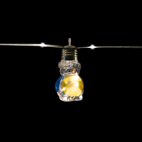 10 Bulbs Christmas Penguins Solar String Light