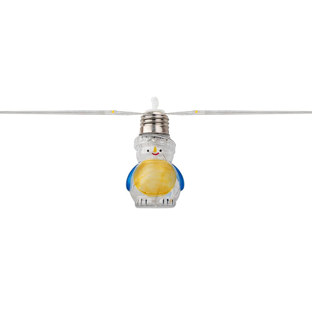 10 Bulbs Christmas Penguins Solar String Light