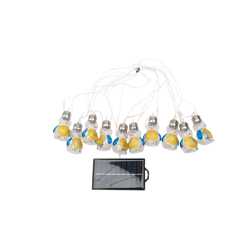 10 Bulbs Christmas Penguins Solar String Light