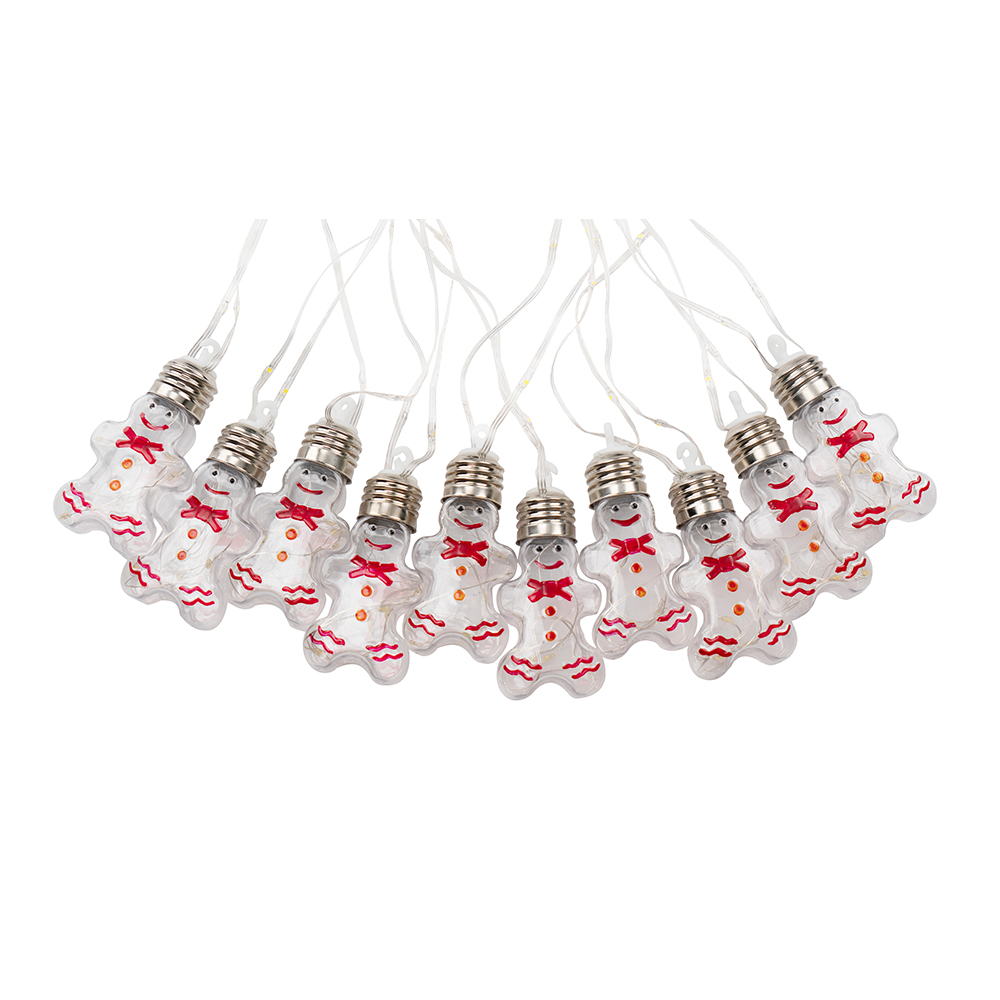 10 Bulbs Christmas Dolls Solar String Light