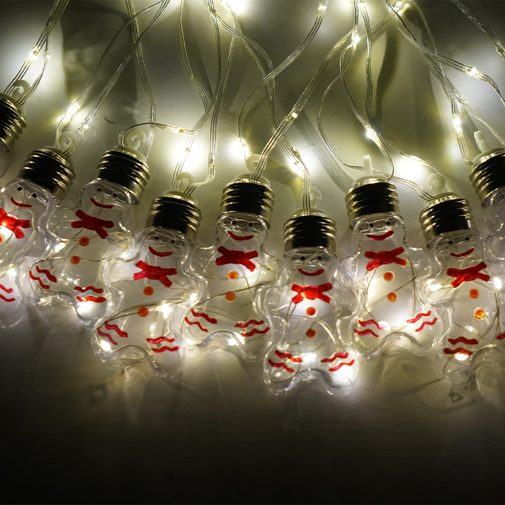 10 Bulbs Christmas Dolls Solar String Light