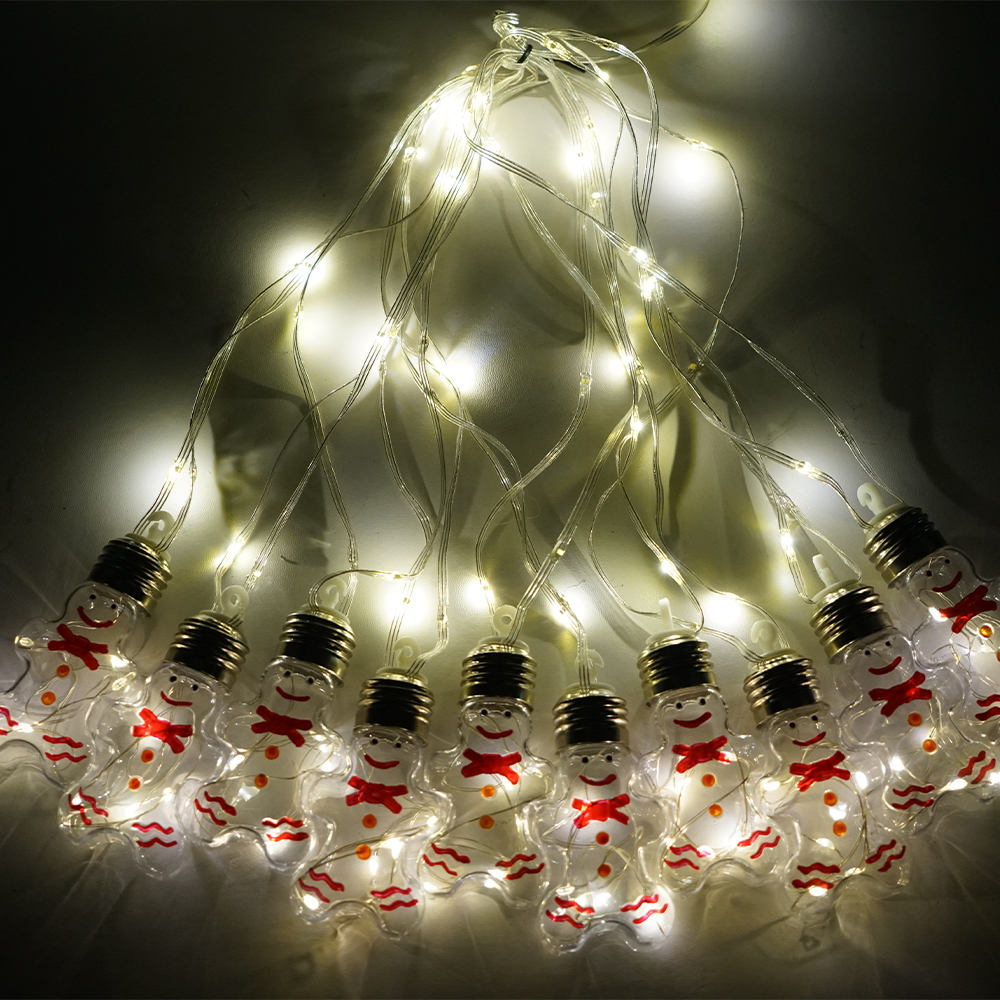 10 Bulbs Christmas Dolls Solar String Light