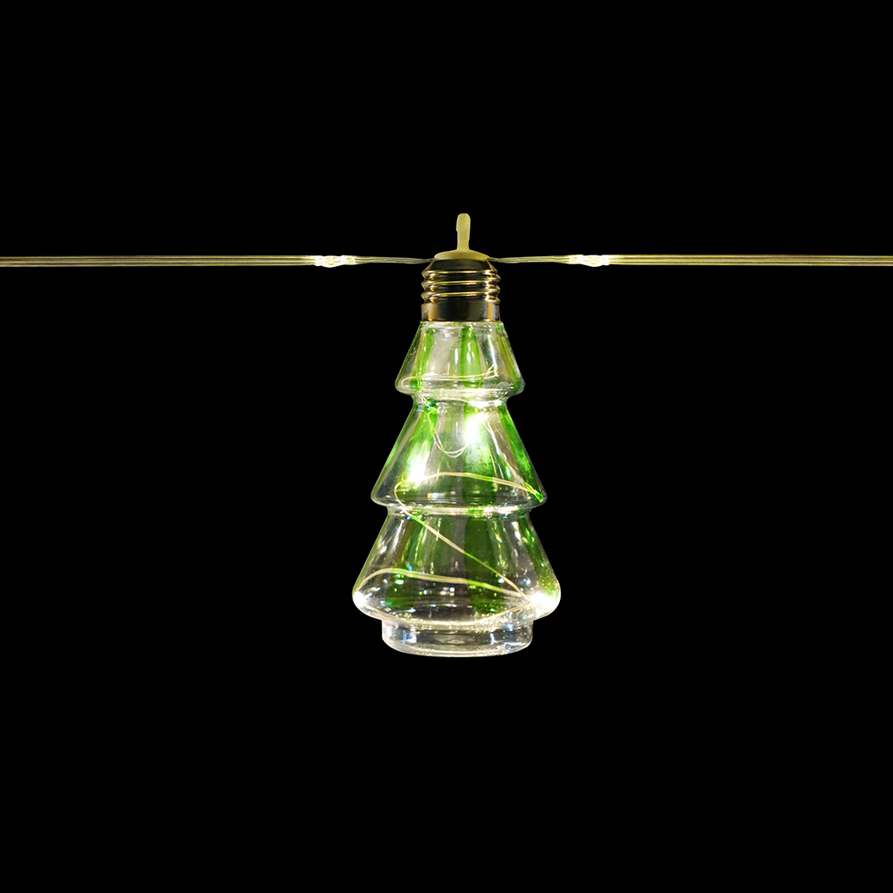 10 Bulbs Christmas Trees Solar String Light