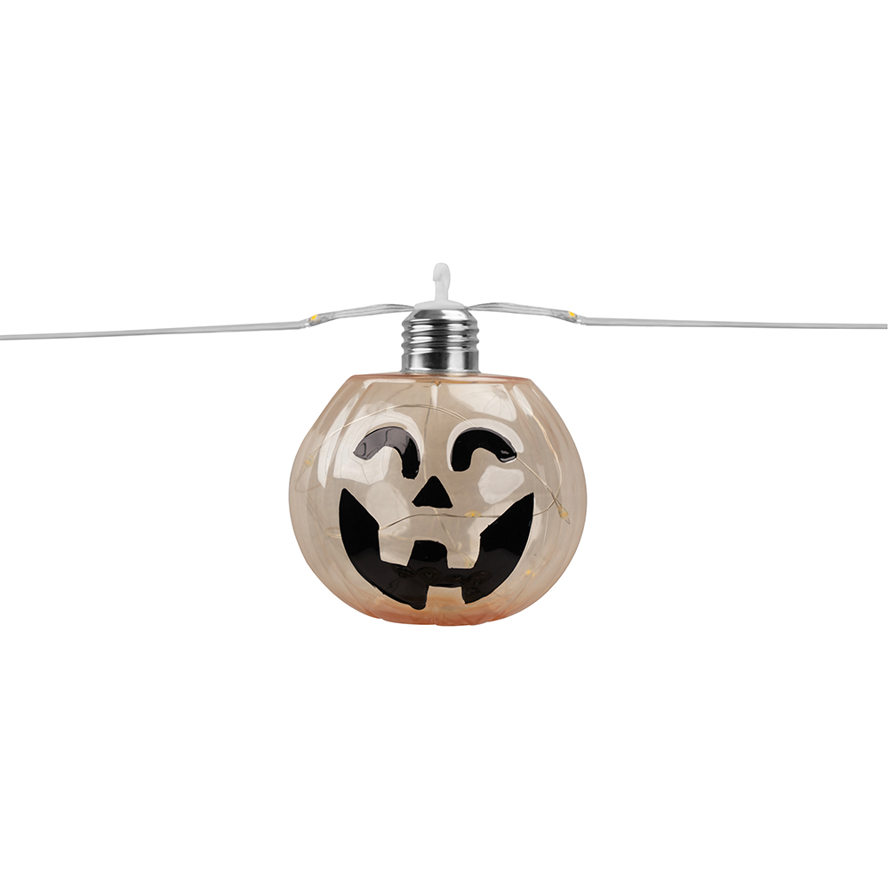 10 Bulbs Halloween Pumpkin Solar String Light