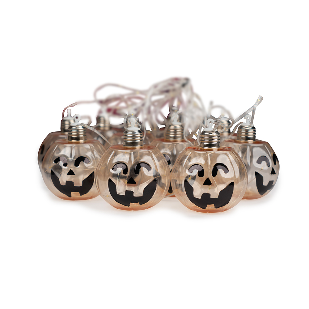 10 Bulbs Halloween Pumpkin Solar String Light