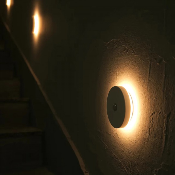 Led Motion Sensor Kitchen Cabinet Lights Lamp Usb Rechargeable Smart Induction Wall Light Wardrobe Night Lights