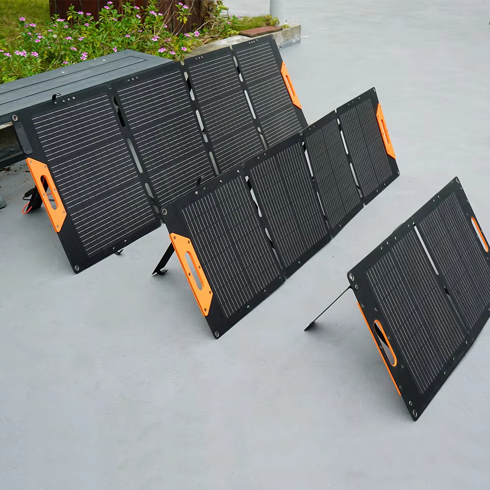 Portable 100w 120w 180w 200w 300w 400w Folding Charging Photovoltaic Foldable Solar Panel
