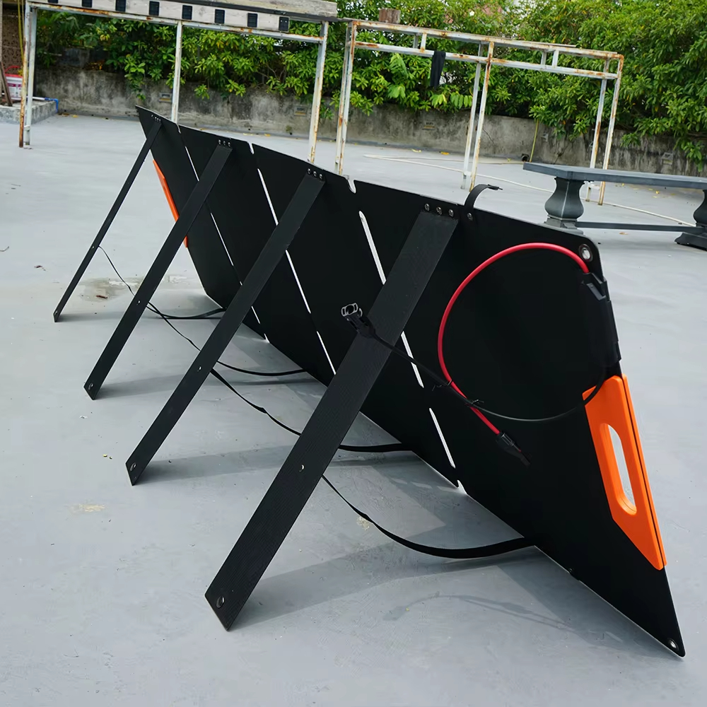 Portable 100w 120w 180w 200w 300w 400w Folding Charging Photovoltaic Foldable Solar Panel