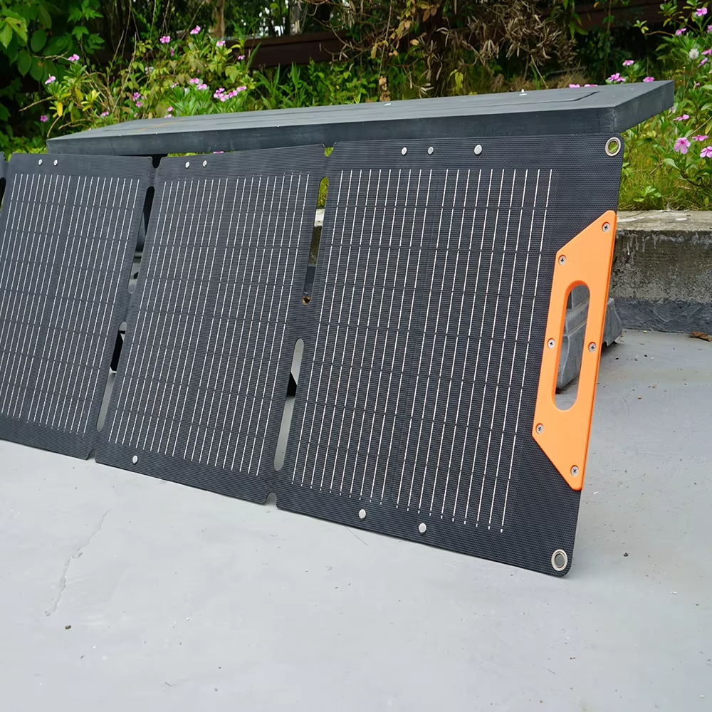 Portable 100w 120w 180w 200w 300w 400w Folding Charging Photovoltaic Foldable Solar Panel