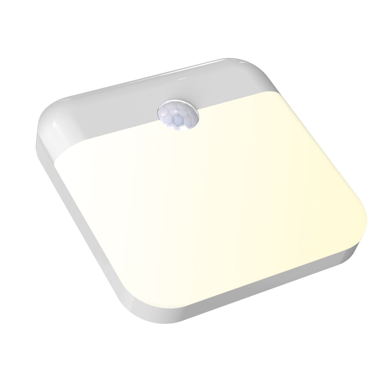 Square 20LED large panel induction night light