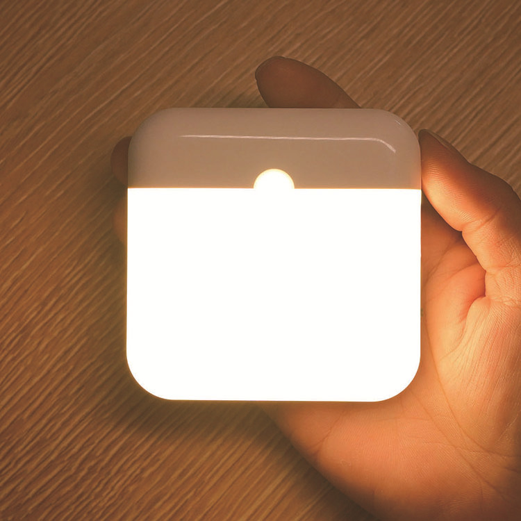 Square 20LED large panel induction night light
